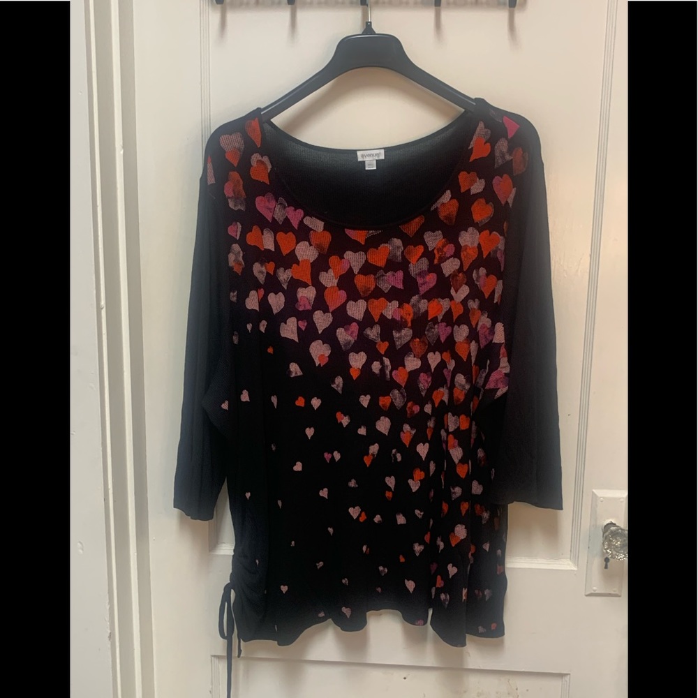 Avenue size 30/32 navy blue with hearts top.